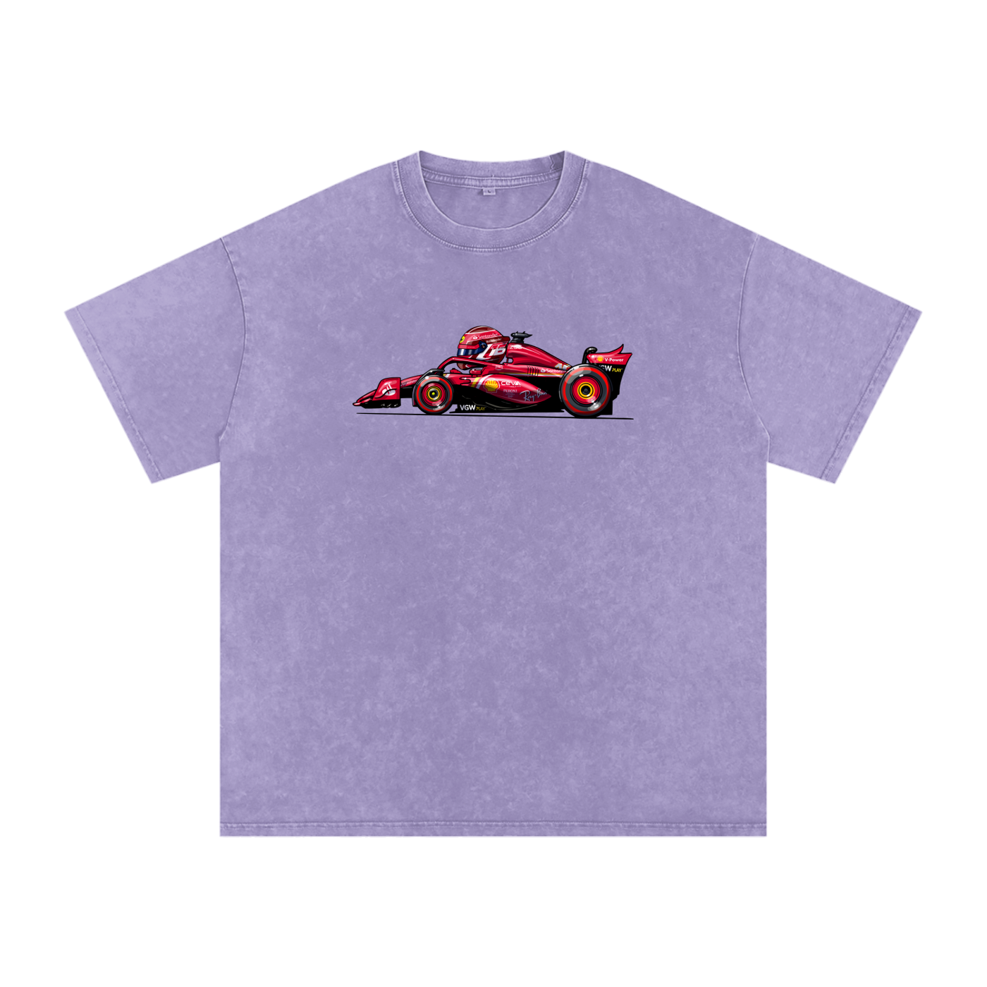 Charles Leclerc  Oversized Cotton T-Shirt