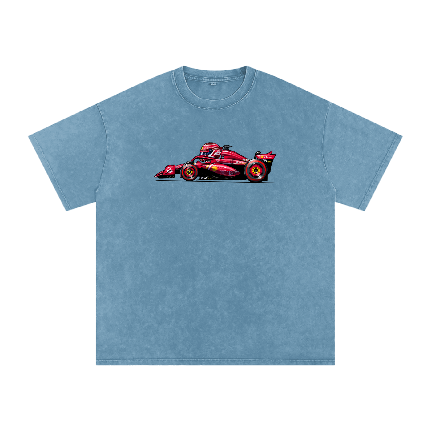 Charles Leclerc  Oversized Cotton T-Shirt