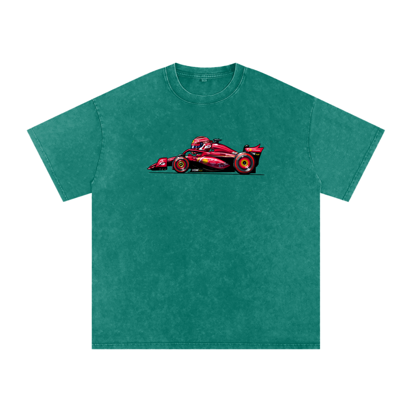 Charles Leclerc  Oversized Cotton T-Shirt