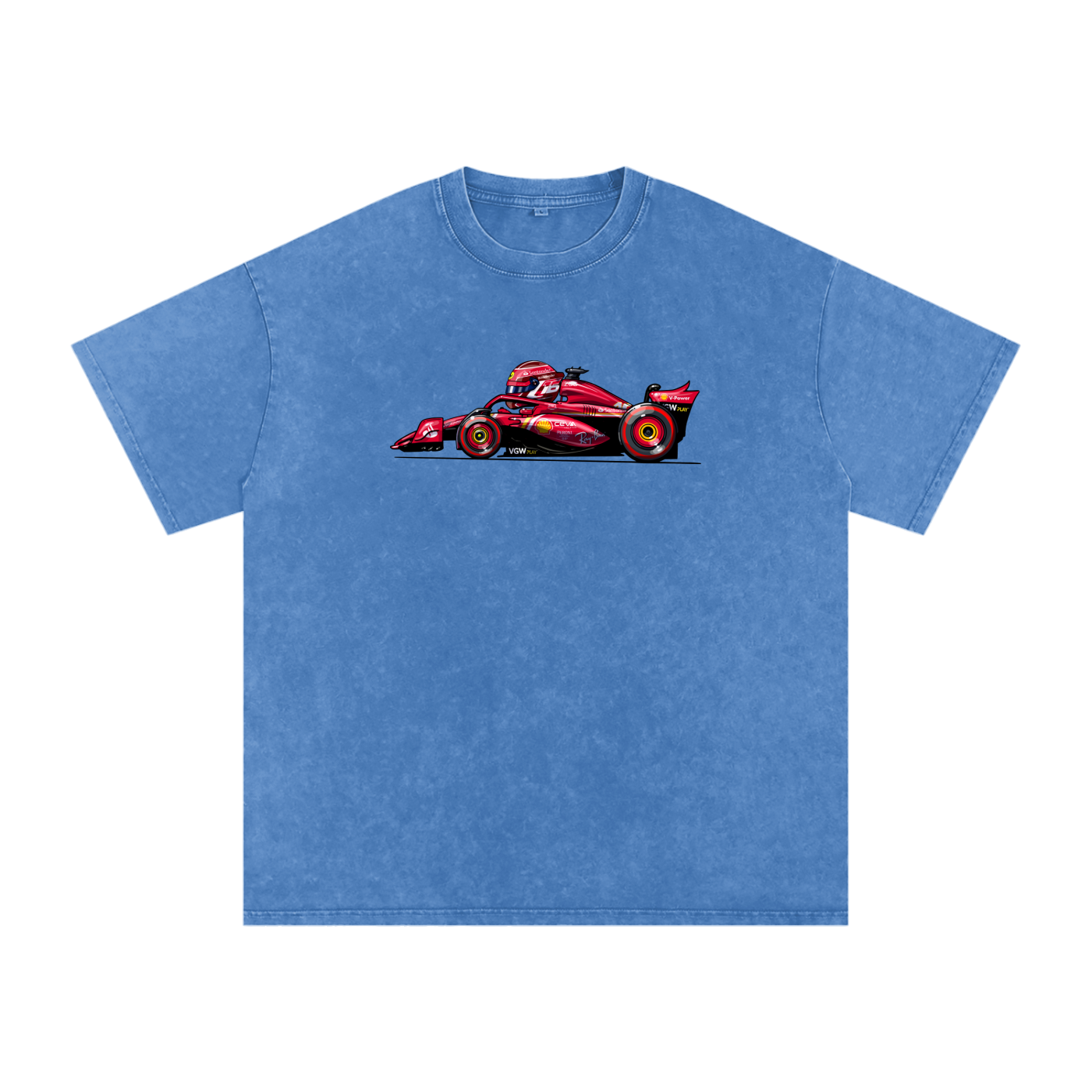 Charles Leclerc  Oversized Cotton T-Shirt