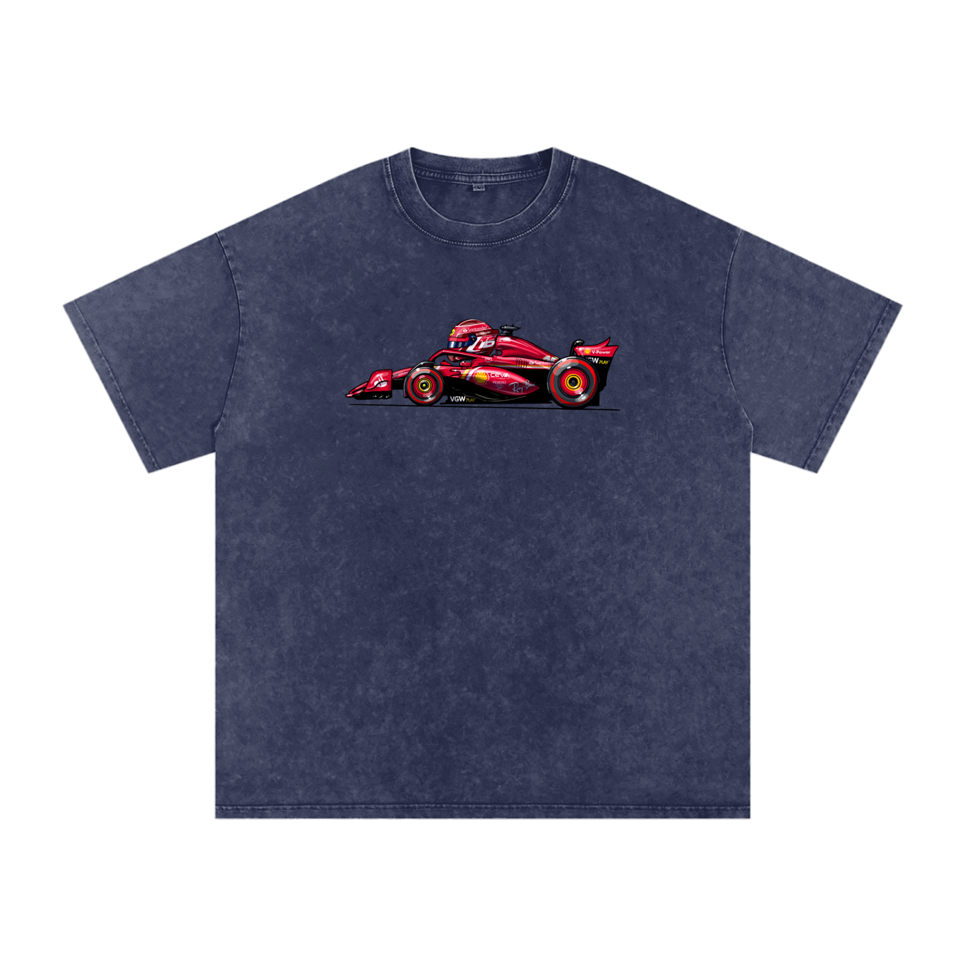Charles Leclerc  Oversized Cotton T-Shirt