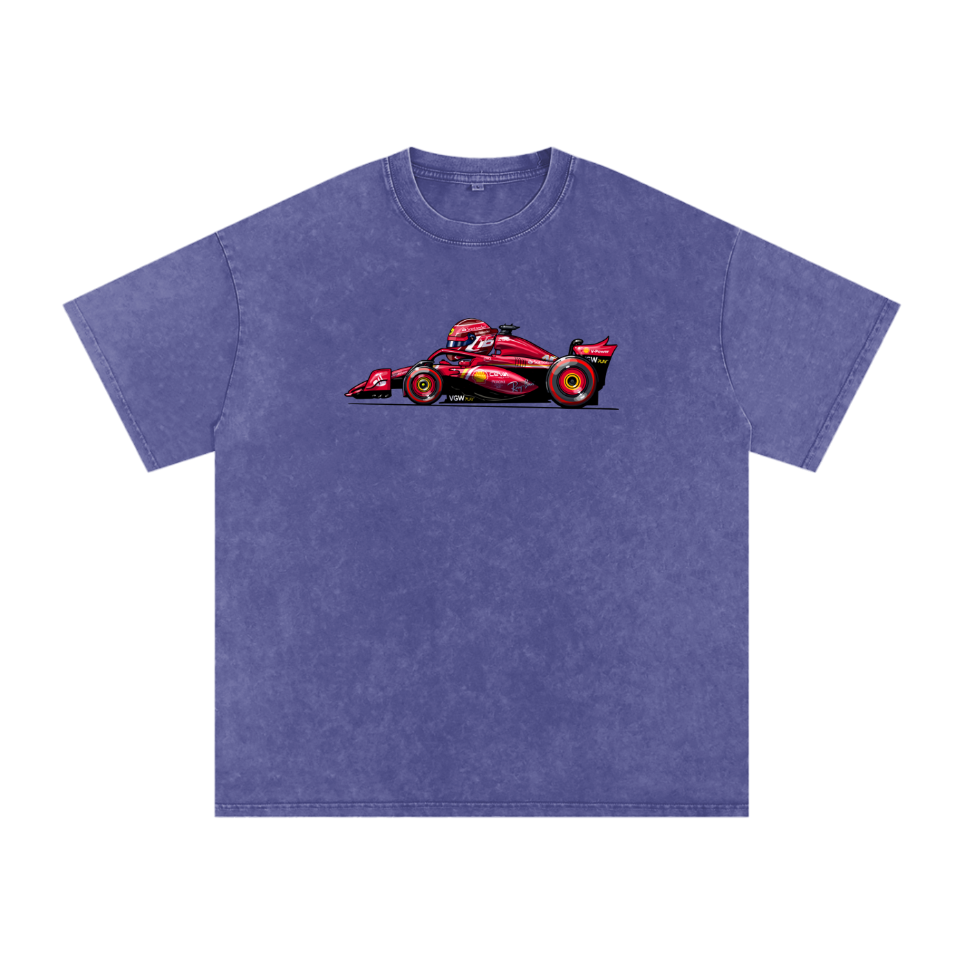 Charles Leclerc  Oversized Cotton T-Shirt