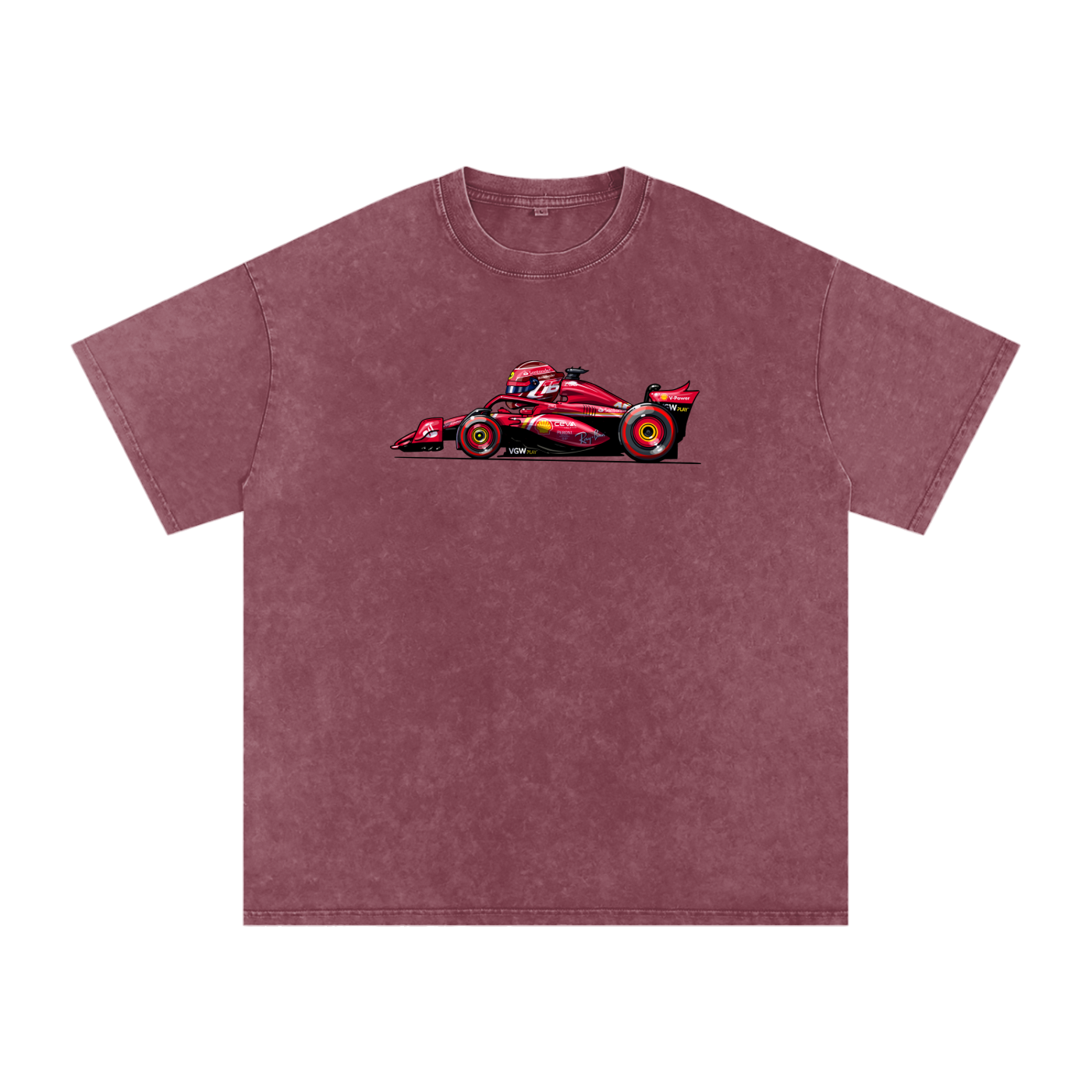 Charles Leclerc  Oversized Cotton T-Shirt