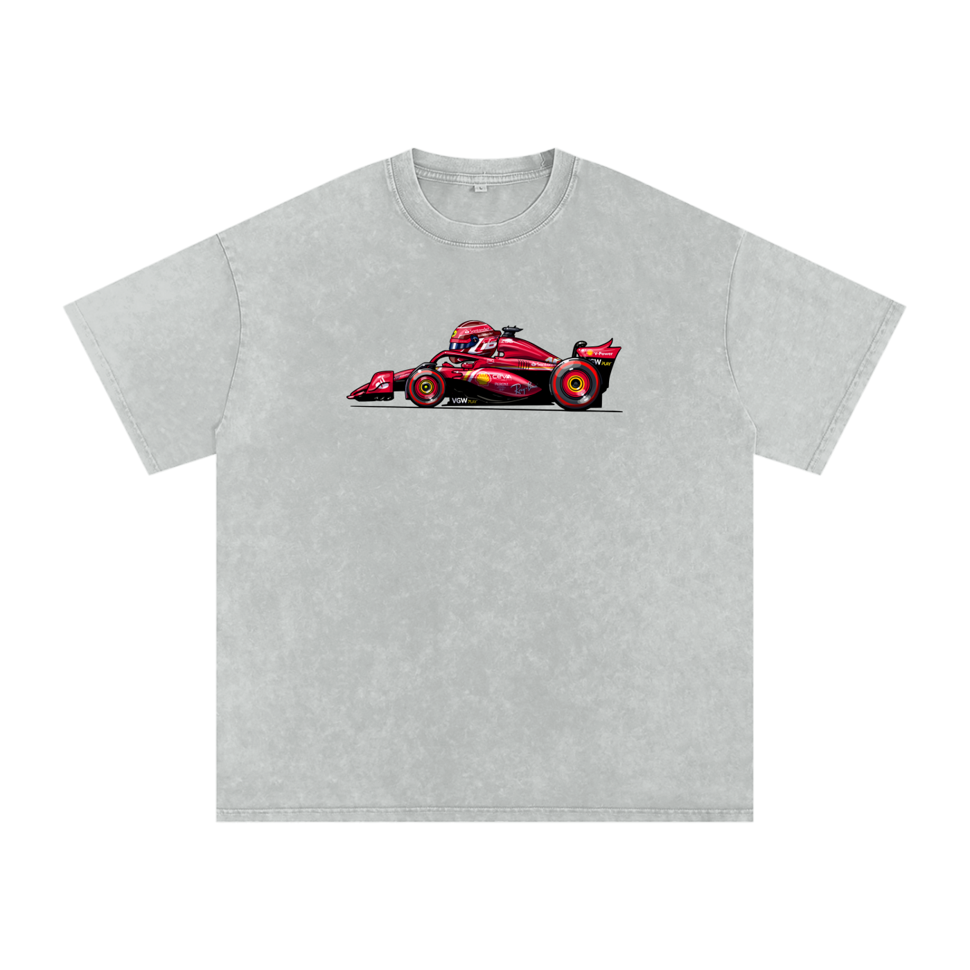 Charles Leclerc  Oversized Cotton T-Shirt