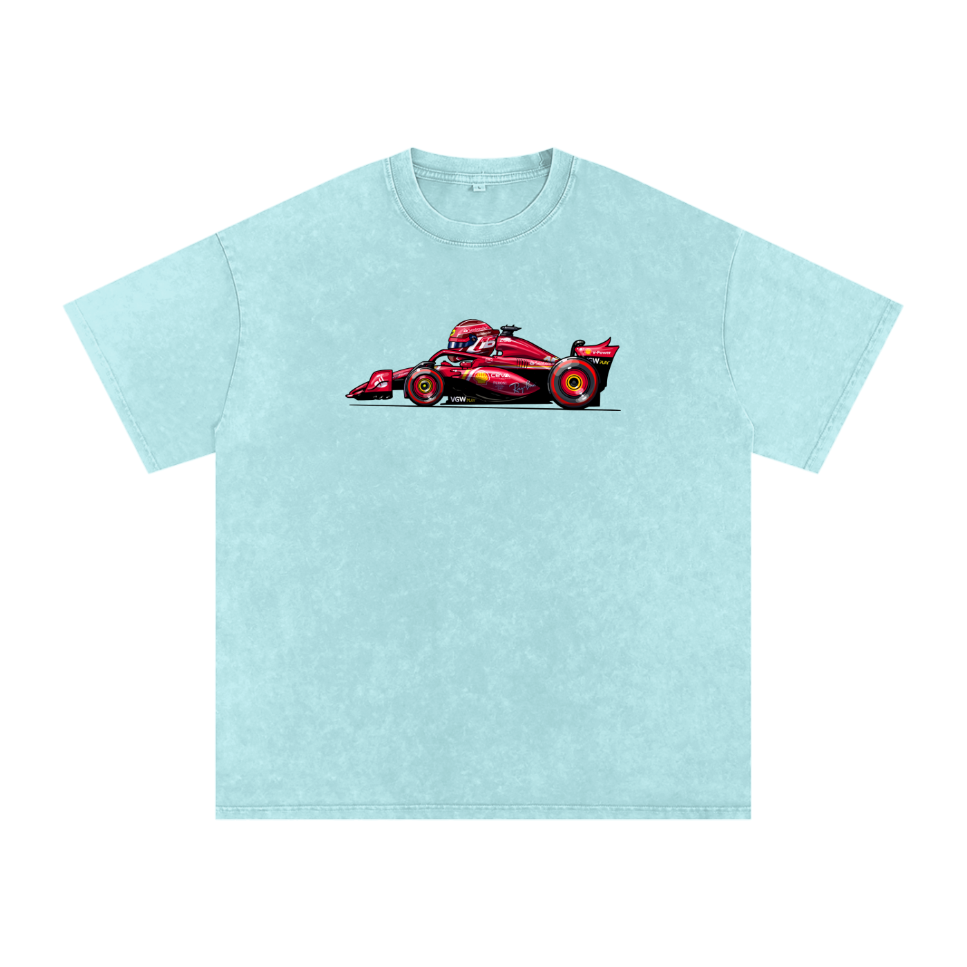 Charles Leclerc  Oversized Cotton T-Shirt